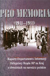 Pro memoria (1941-1944). Raporty Departamentu Informacji Delegatury Rządu RP na Kraj o zbrodniach na narodzie polskim