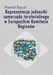 Reprezentacja jednostki samorządu terytorialnego w Europejskim Komitecie Regionów